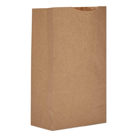 General Paper Bags, 52 lbs Cap., No 3, 4.75"w x 2.94"d x 8.56"h, Kraft, PK500 30903